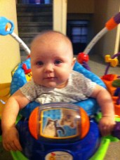 Charlotte in bouncer